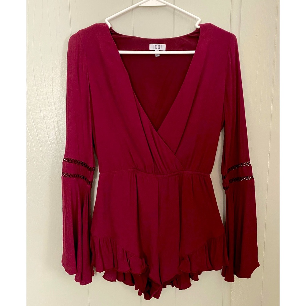 Tobi Red Romper